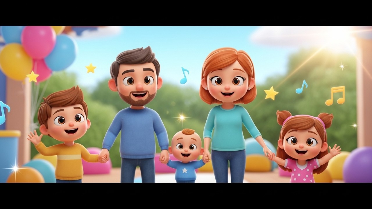 Daddy Finger Song | Kids Nursery Rhymes | Fun Finger Family Song for Toddlers & Preschool