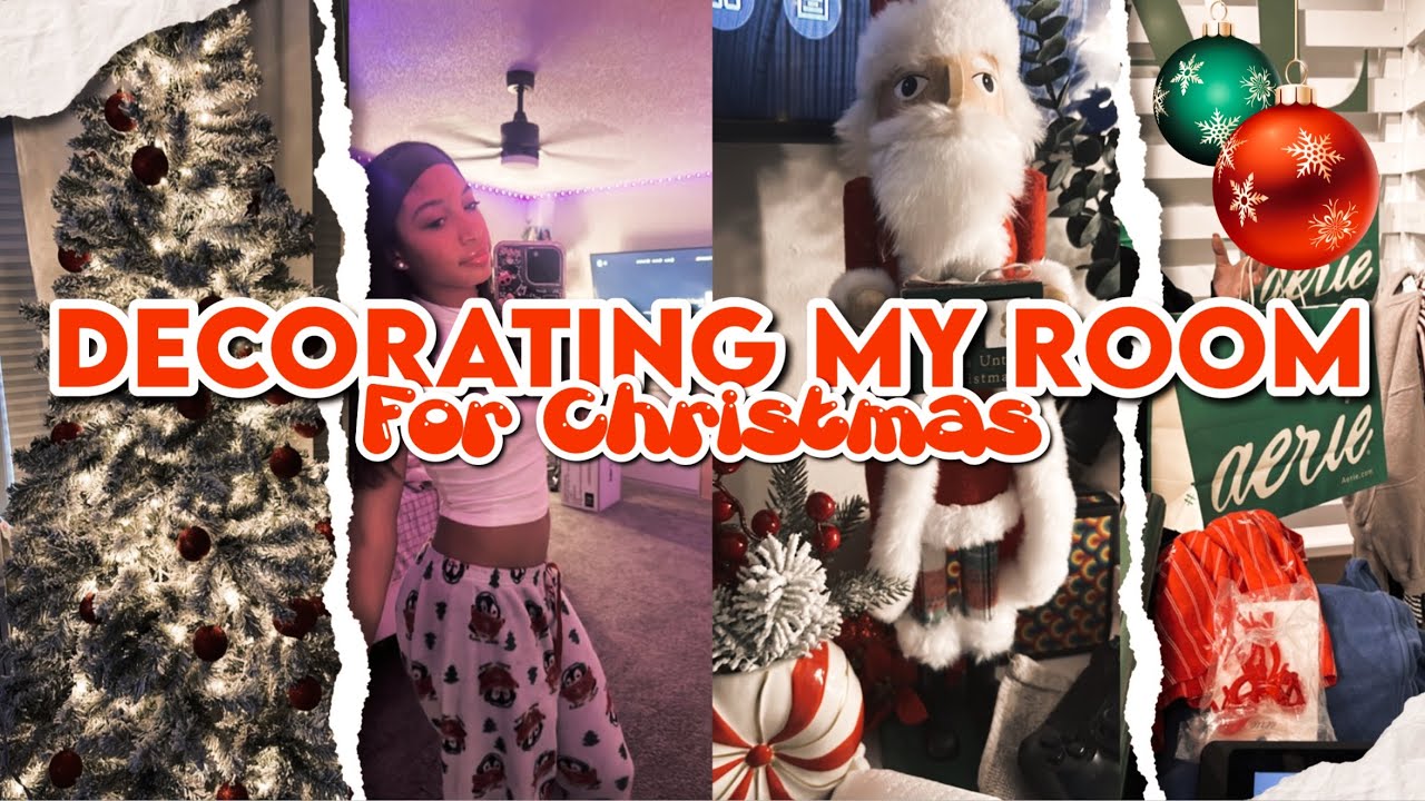 УКРАШАЮ СВОЮ КОМНАТУ К РОЖДЕСТВУ!! 🫧🎄🎅