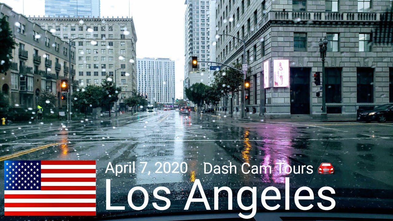 April 7, 2020 Driving in Los Angeles.  Dash Cam Tours 🚘