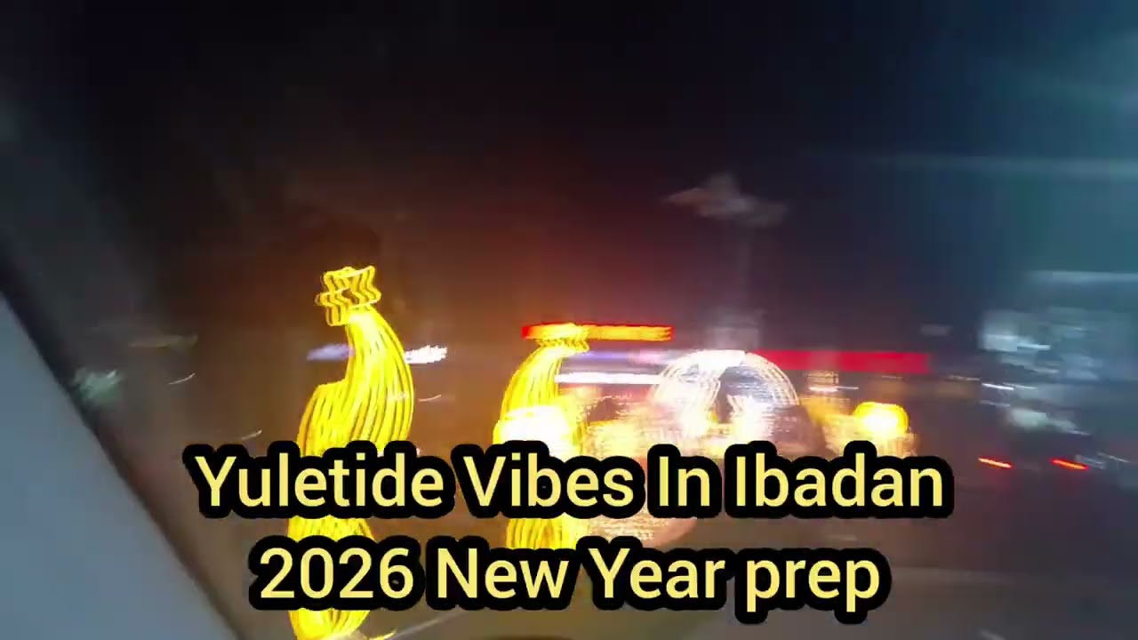 Атмосфера в Ибадане на Новый год 2026