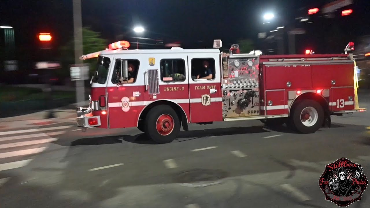 Providence Reserve Engine, Engine 9, and Tower Ladder 1 responding 6/9/2021