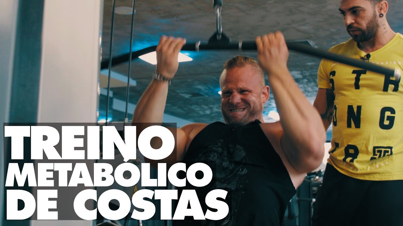 O treino metabólico insano para você definir as costas