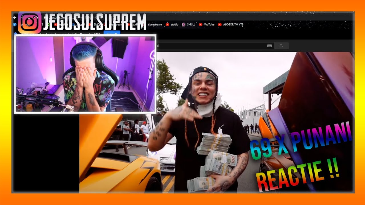6ix9ine- PUNANI (Official Music Video) | REACTIE ROMANIA