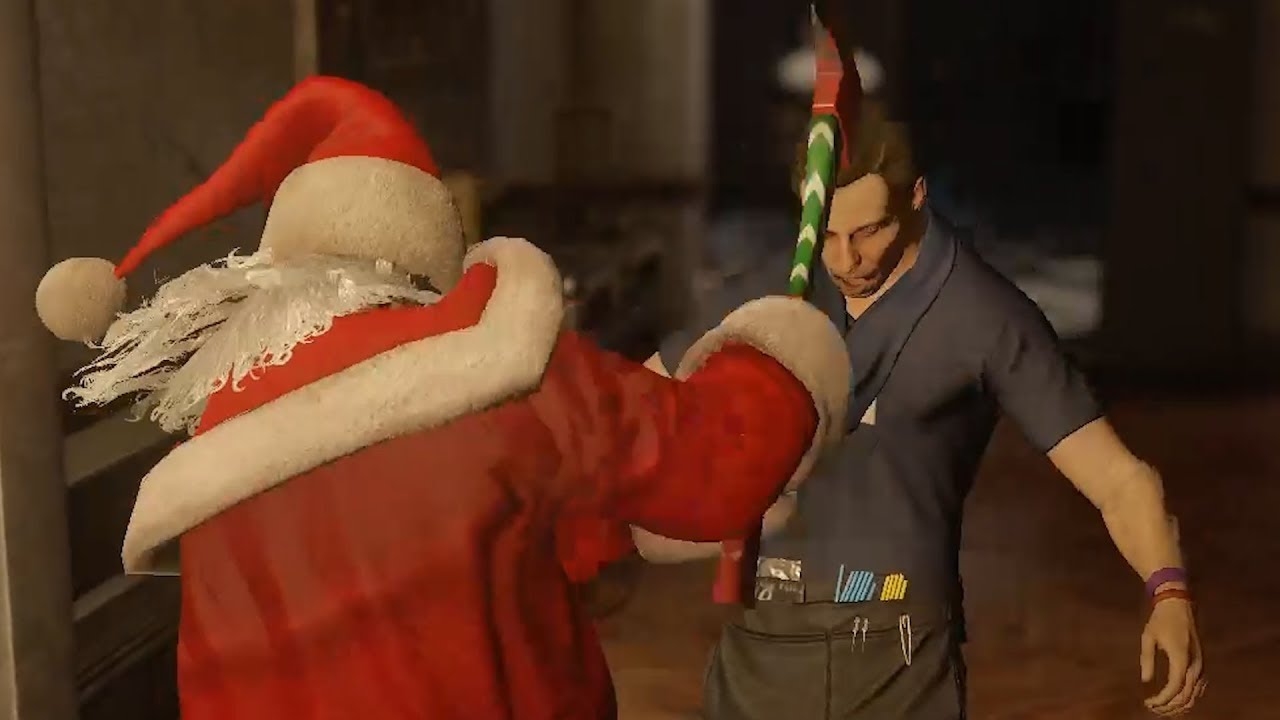 Killing As Many People As Possible while Dressed As Santa Claus in Hitman