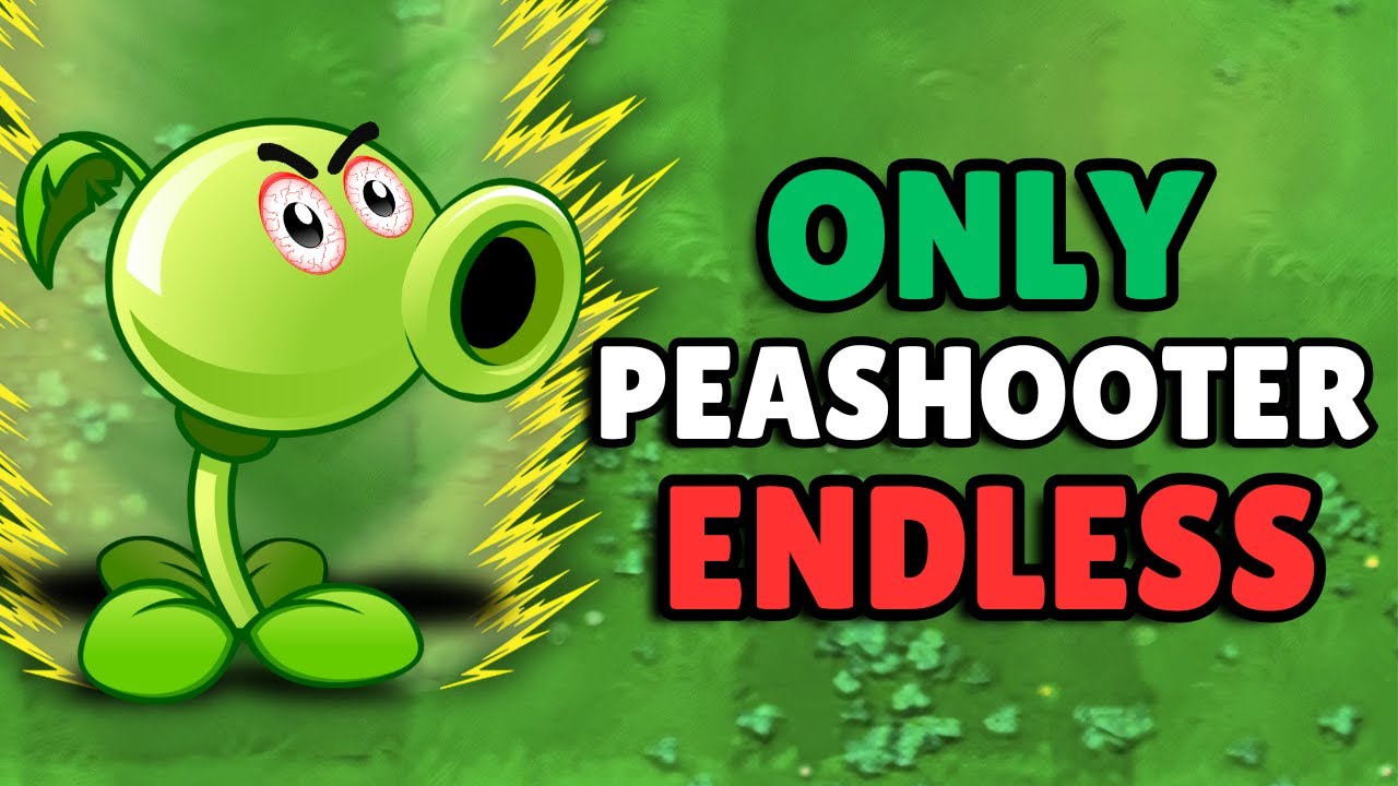 How Long Can A MAX Level Peashooter Survive In PvZ2 Endless?