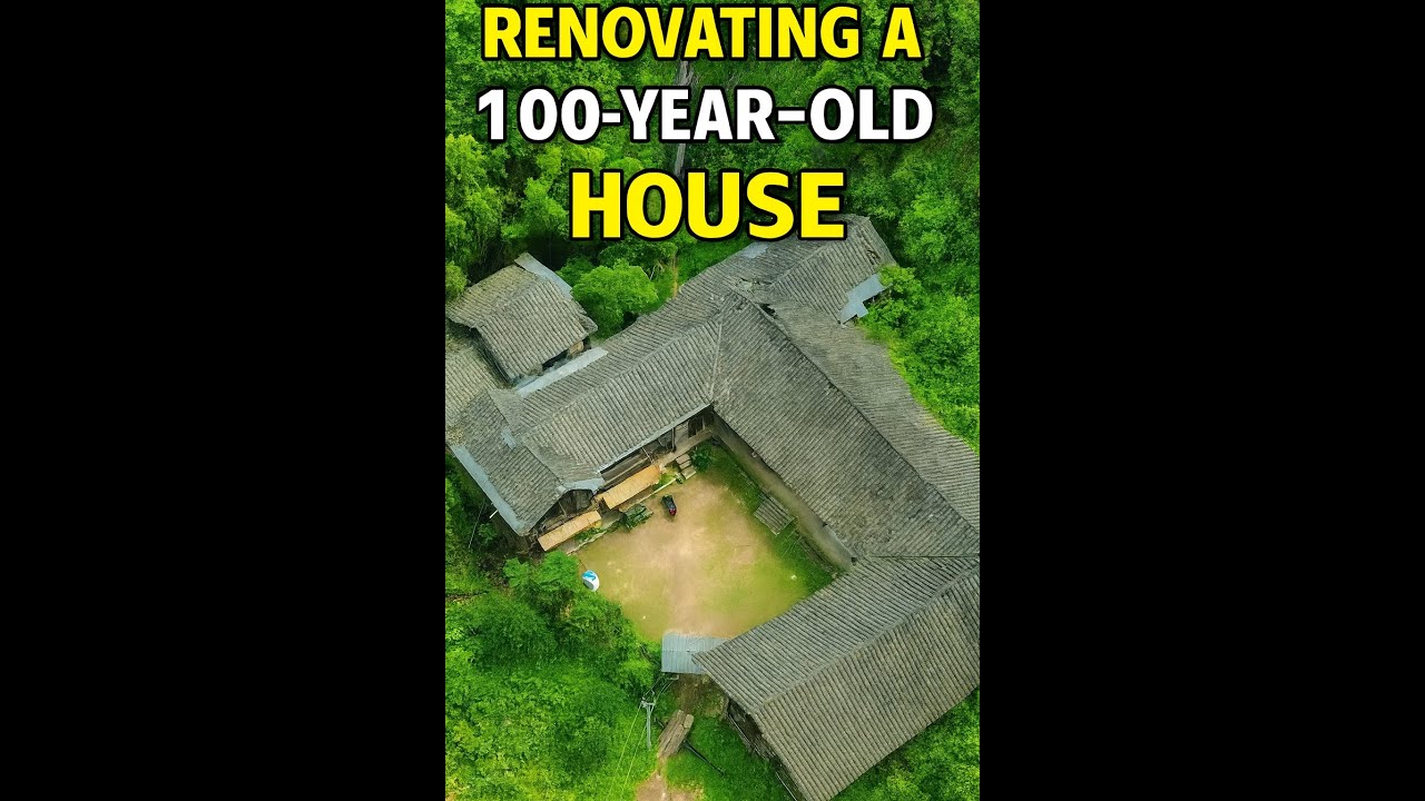 歸鄉翻新百年老屋，連日大雨影響施工進度，趁放晴採購木材重修舊屋頂。完整記錄農村老房屋頂改造與老宅翻新過程，真實施工、不美化。歸鄉改造百年老屋｜連日下雨後重修舊屋頂，老宅翻新全流程記錄｜農村老房改造實拍