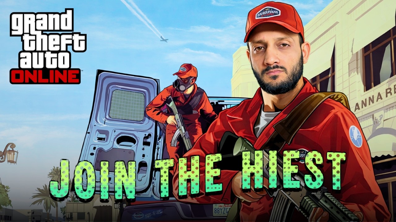 GTA ONLINE HEIST Live Stream 🔥🎮— gta 5 role play livestream | gta online live | gta 5 live