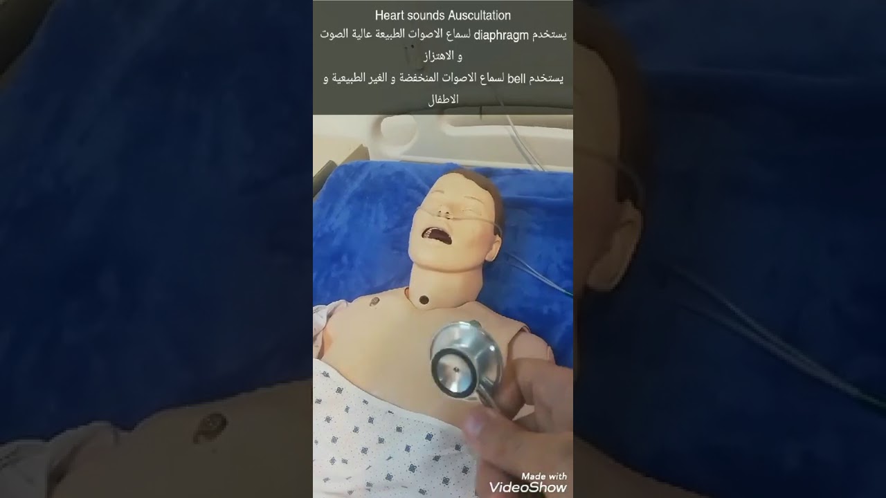 شرح ممتع و رااائع لأصوات القلب الطبيعية/Normal heart sounds