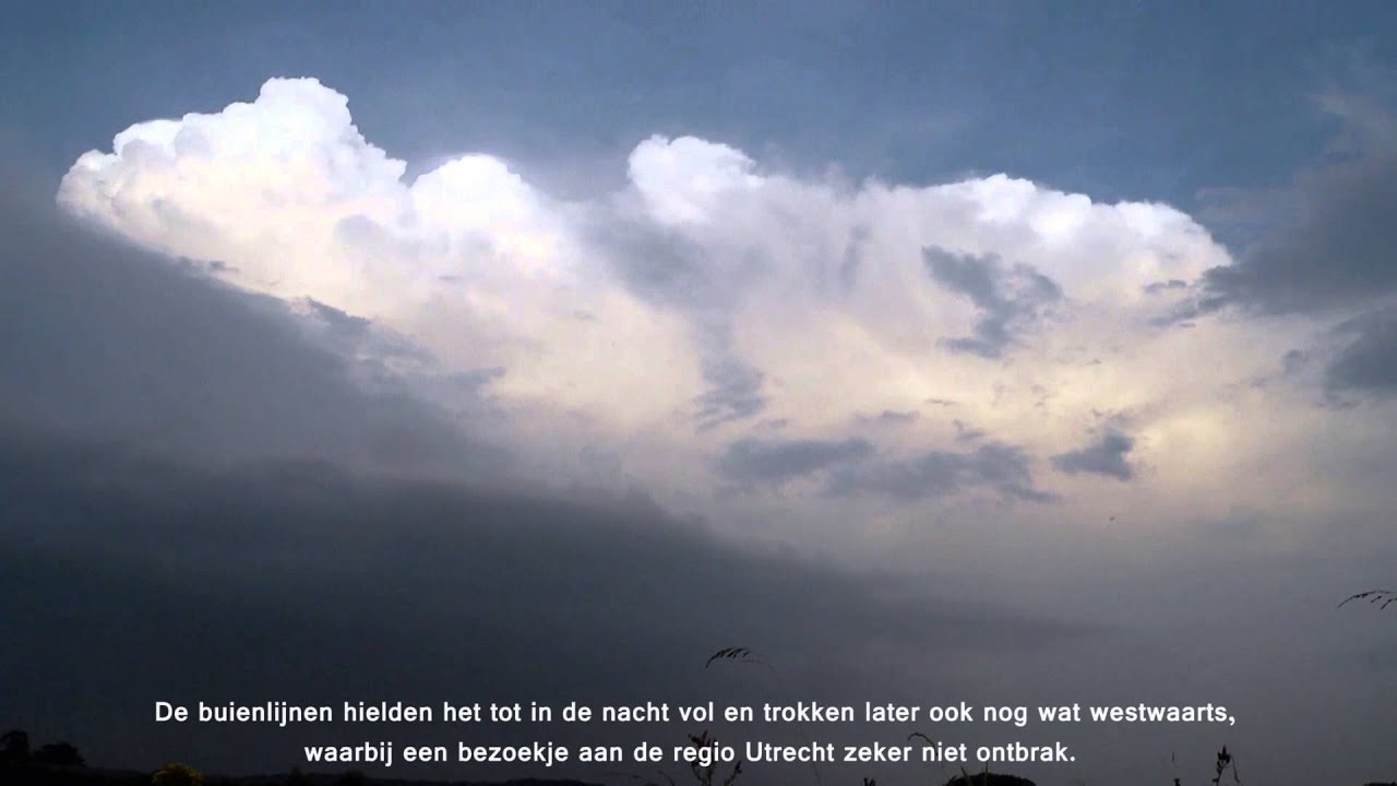Onweersbuien/zware regenval op 10 juli 2014