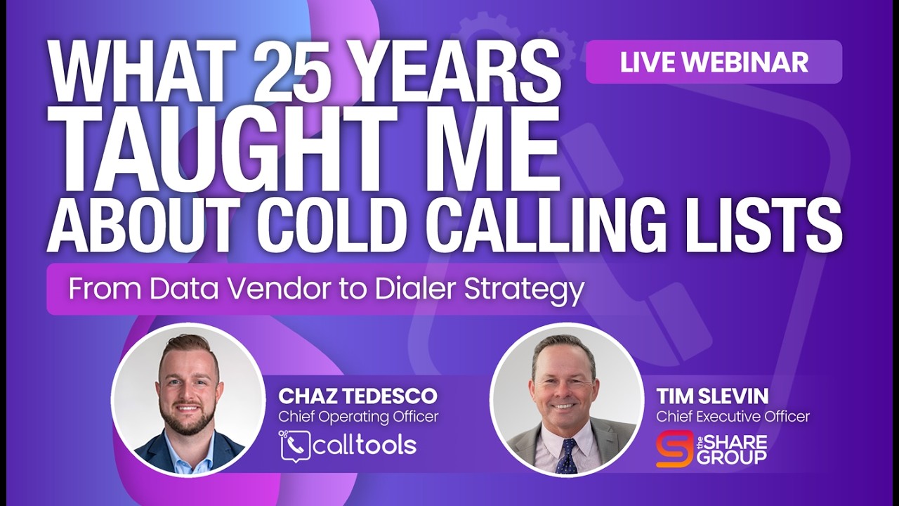 Cold Calling Lists for Real Estate Agents: 25 Years of Data Insights