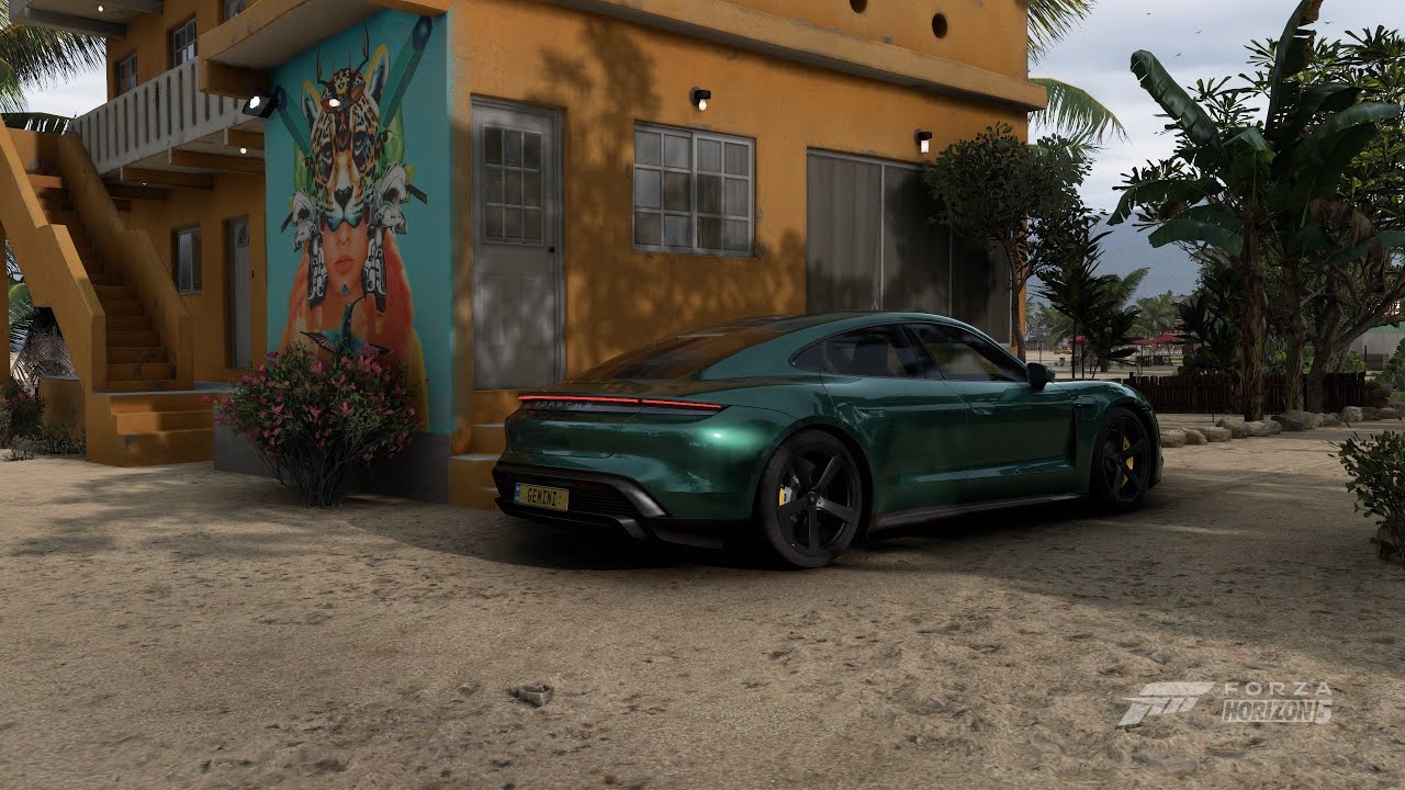 Cruising on a Porsche Taycan Turbo S | Forza Horizon 5