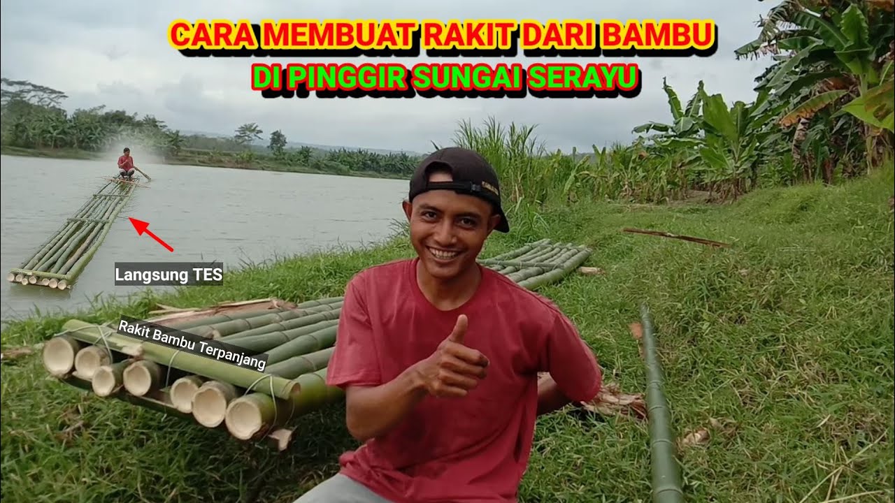 CARA MEMBUAT RAKIT DARI BAMBU DENGAN MUDAH