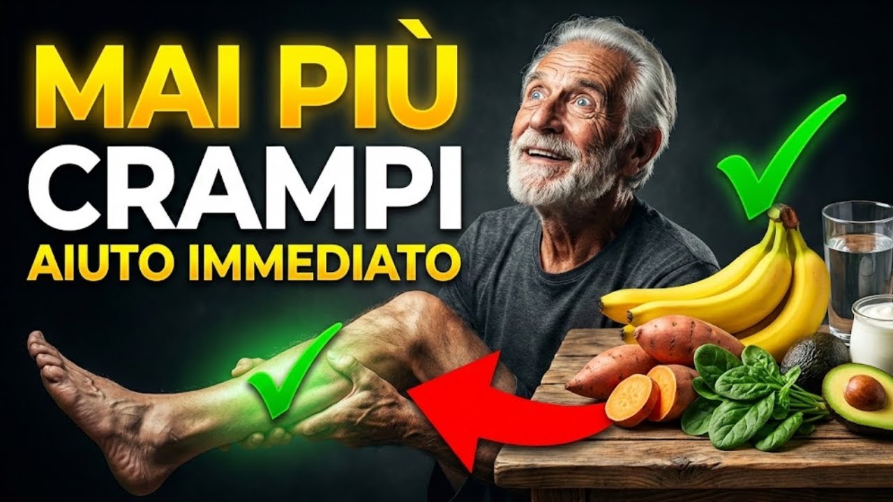 Mai più crampi: Mangia queste 6 cose la sera (Aiuto immediato)