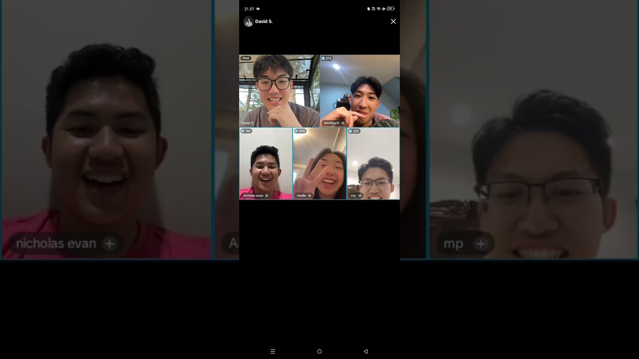 Live Tiktok David S, David Goh, Nicholas, Abelle, MP || 3 Agustus 2025