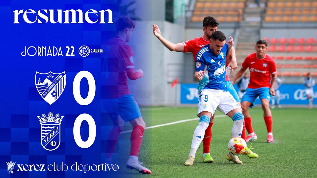 Resumen del CD Estepona 0-0 Xerez CD