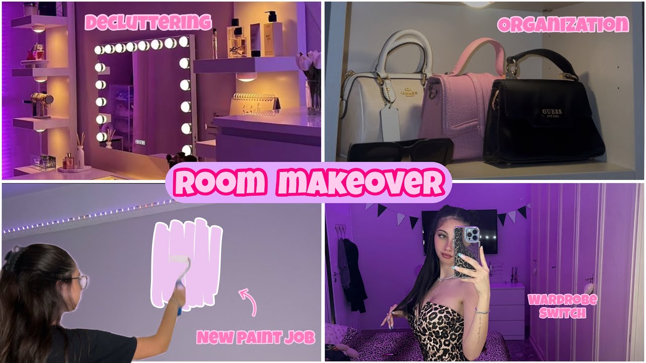 ROOM MAKEOVER 🩷organization,new paint, decluttering and more | 𝓜