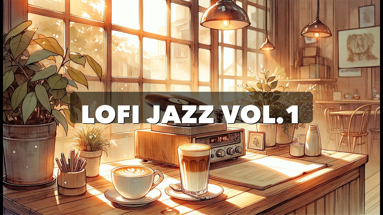 Lofi Jazz Chill Café | 로파이 재즈 카페 🎷☕️ Relaxing Music for Study & Work