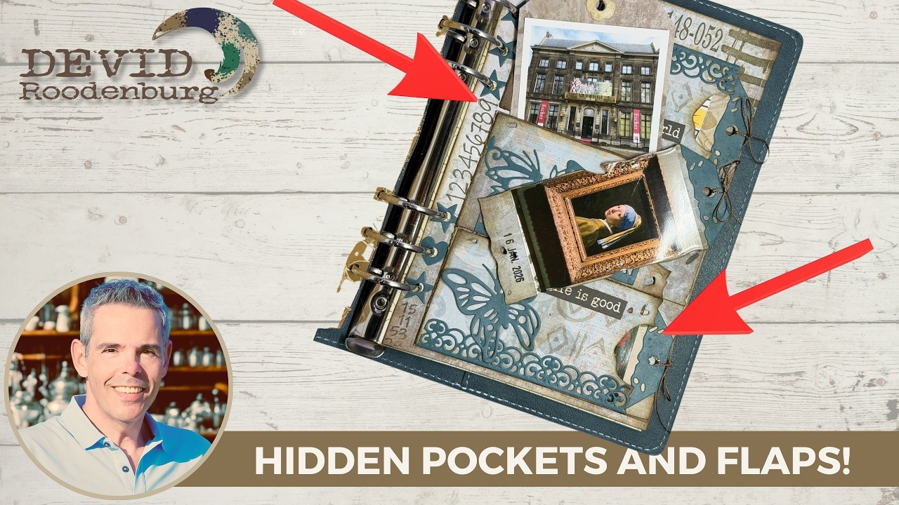 I Filled My Memory Binder With Hidden Flaps & Pockets! | Memory keeping with Hello You!