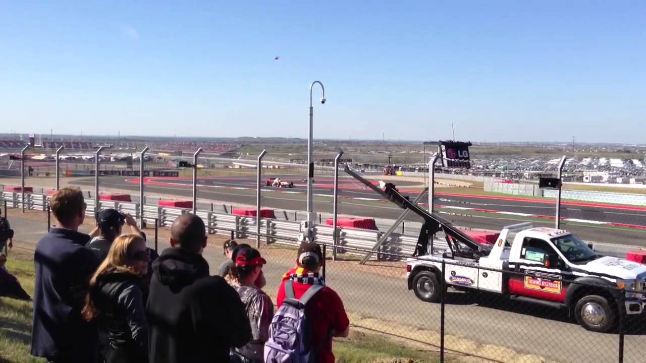 Turn 9 and 10 at the Circuit of the Americas