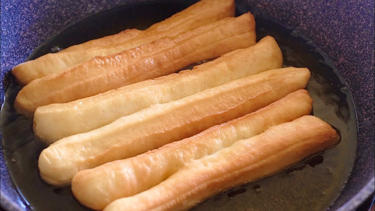 ปาท่องโก๋สไตล์ฮ่องกง ไม่ใส่แอมโมเนีย ผงฟู เบกกิ้งโซดา   油條 fried dough