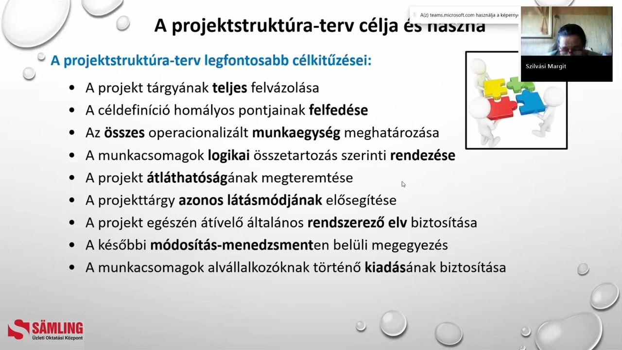 Miért használjuk a projektstruktúra-tervet projektjeink során?