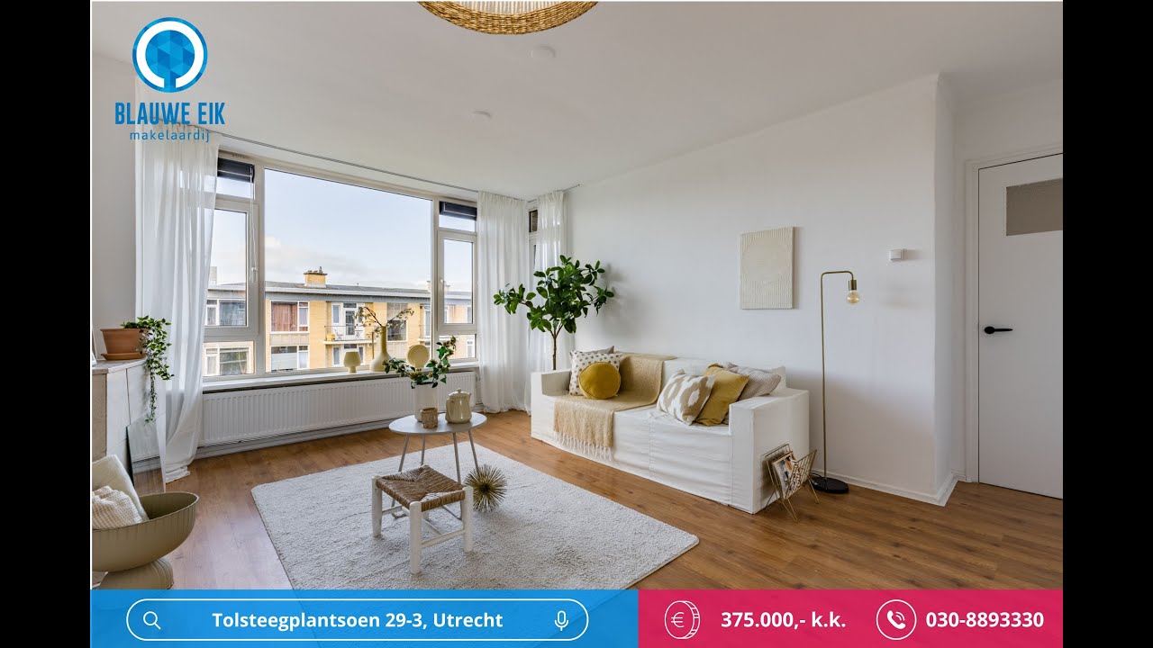 Tolsteegplantsoen 29 3, Utrecht, Blauwe Eik Makelaardij