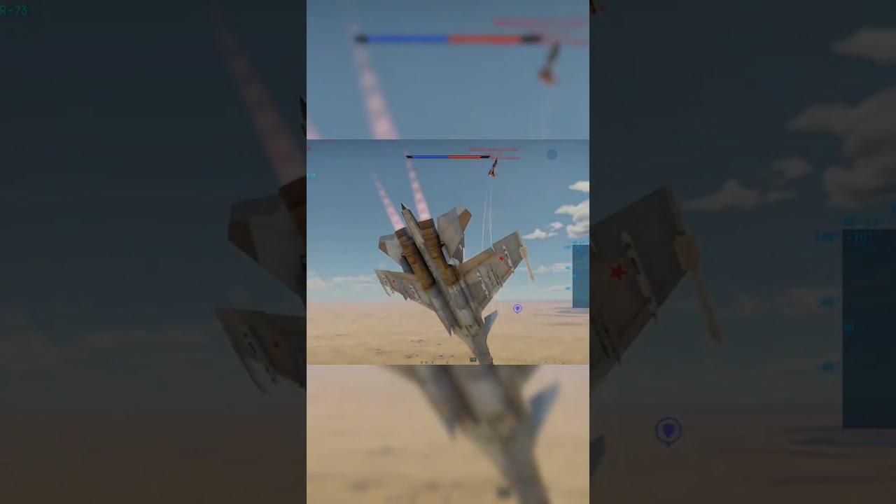 Su-30 warthunder gameplay #warthunder #russia #su30 #sukhoi #su30sm #shorts #dogfight #war #aviation