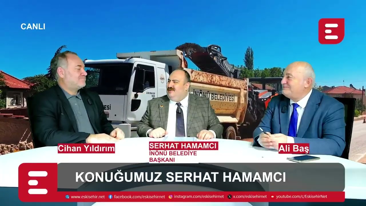 02.03.2026 Eskişehir.net Canlı Yayın Konuğumuz İnönü Belediye Başkanı Serhat Hamamcı