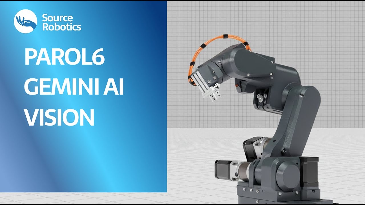 PAROL6 vision-guided manipulation with GEMINI &  Intel RealSense