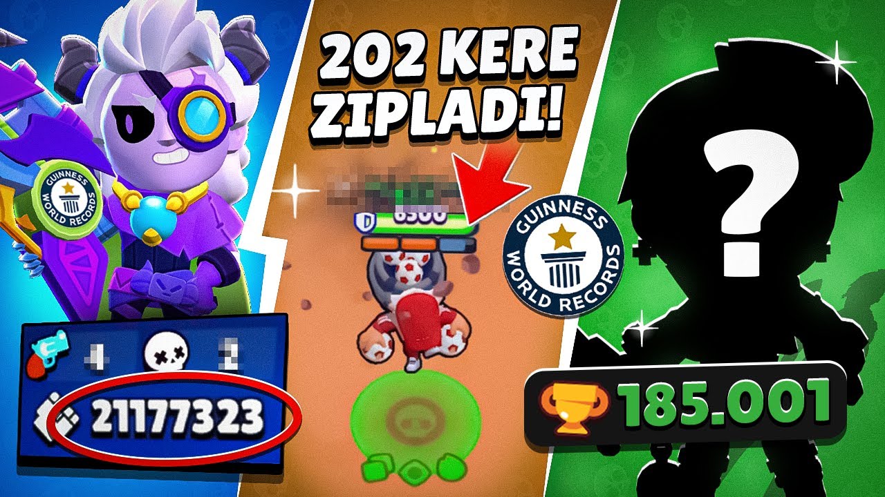 KIRILMASI İMKANSIZ 10 DÜNYA REKORU! (2'Sİ TÜRK) - Brawl Stars