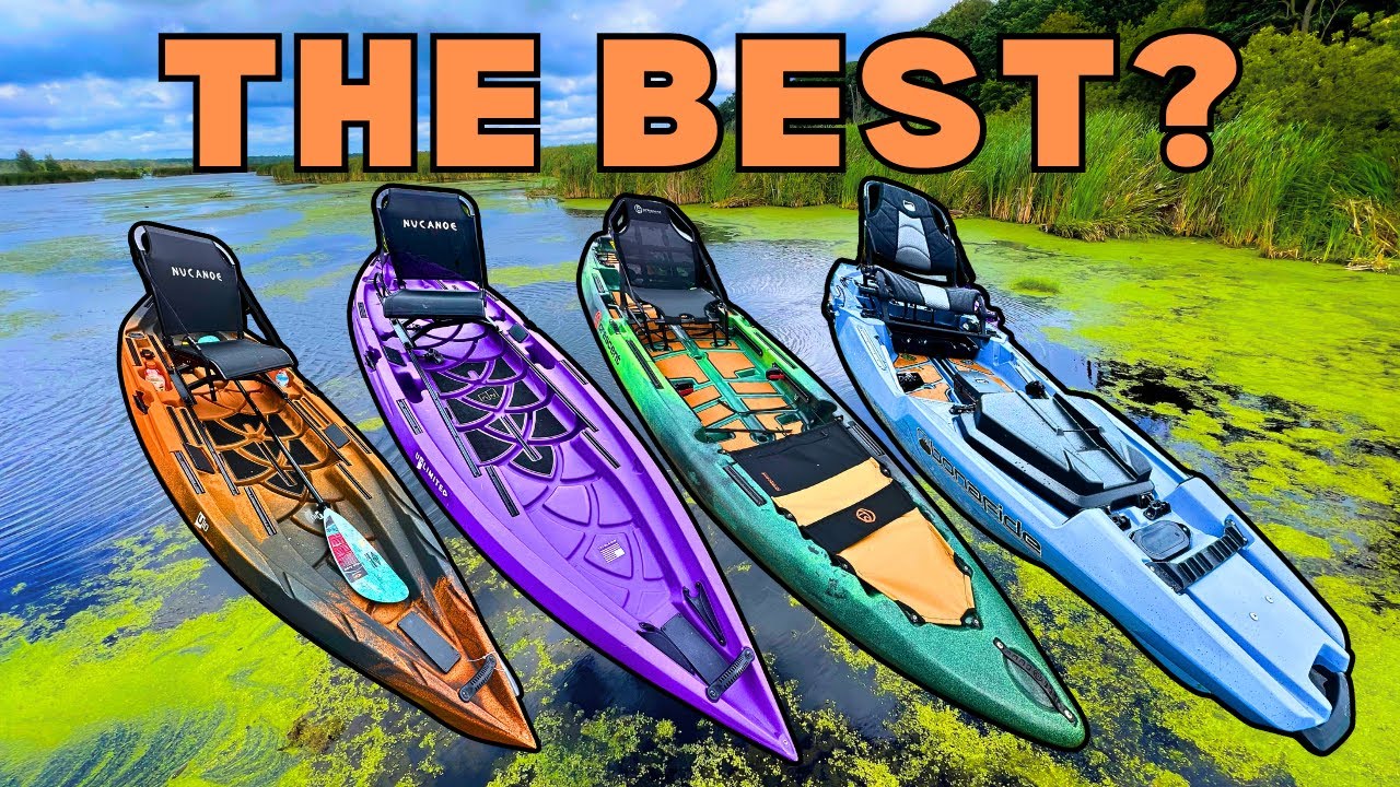 On The Water Fishing Kayak Review! NuCanoe U10 VS Bonafide VS Crescent!