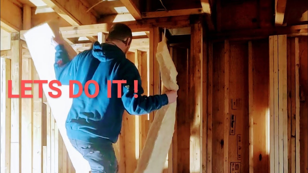 Insulation Prep. behind fireplace 🔥 #shorts #subscribe #insulator #renovation