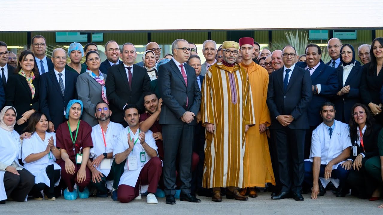جلالة الملك يدشن المركب الاستشفائي الجامعي الدولي محمد السادس للرباط