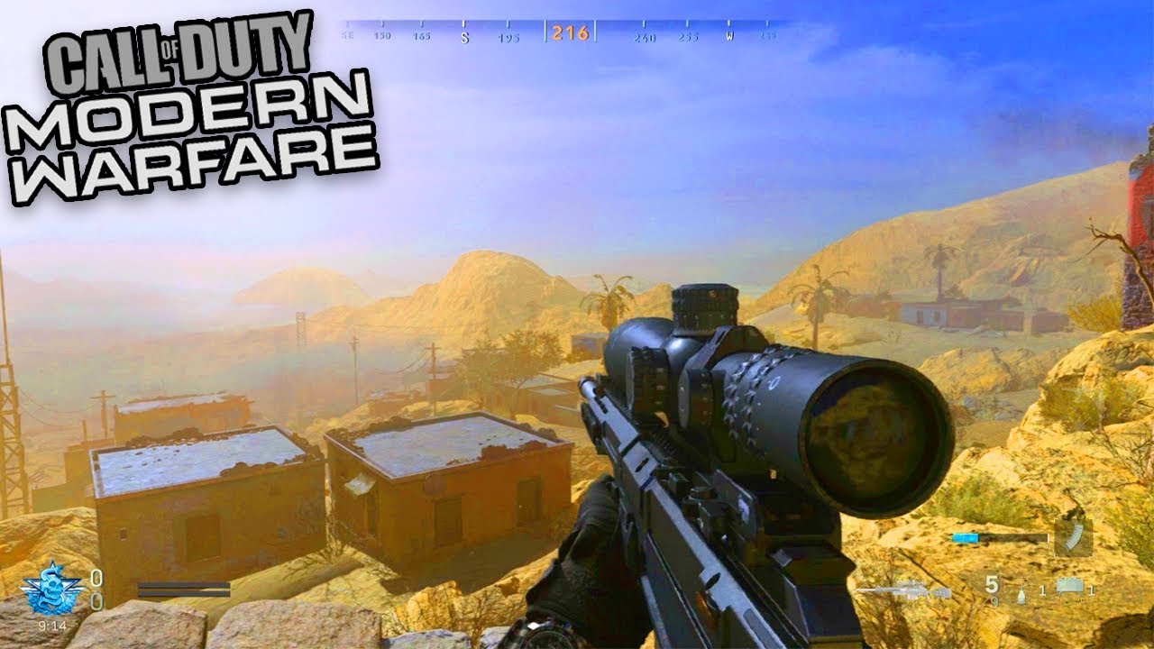 Modern Warfare Gameplay - 45 Kill Chopper Gunner + AC-130 Multiplayer Gameplay! (Call of Duty MW)