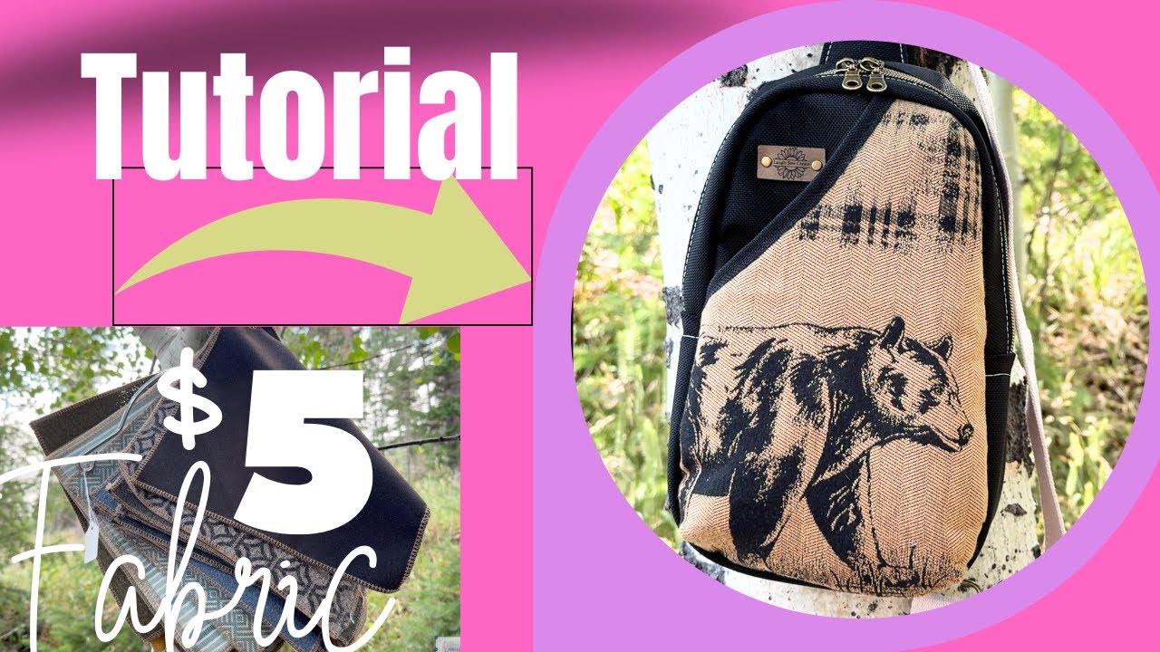 The GENIUS way to up-cycle fabric: The Rosie Sling.  HD 1080p