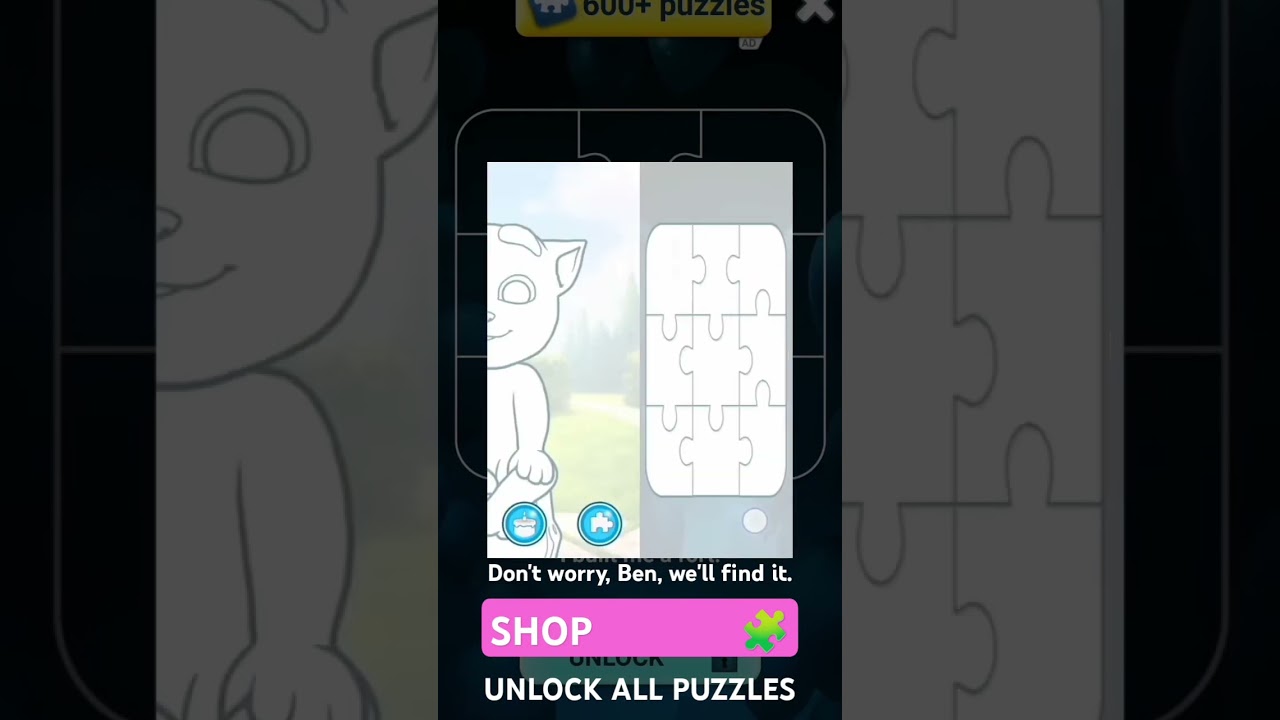 Talking ginger 2 all puzzles