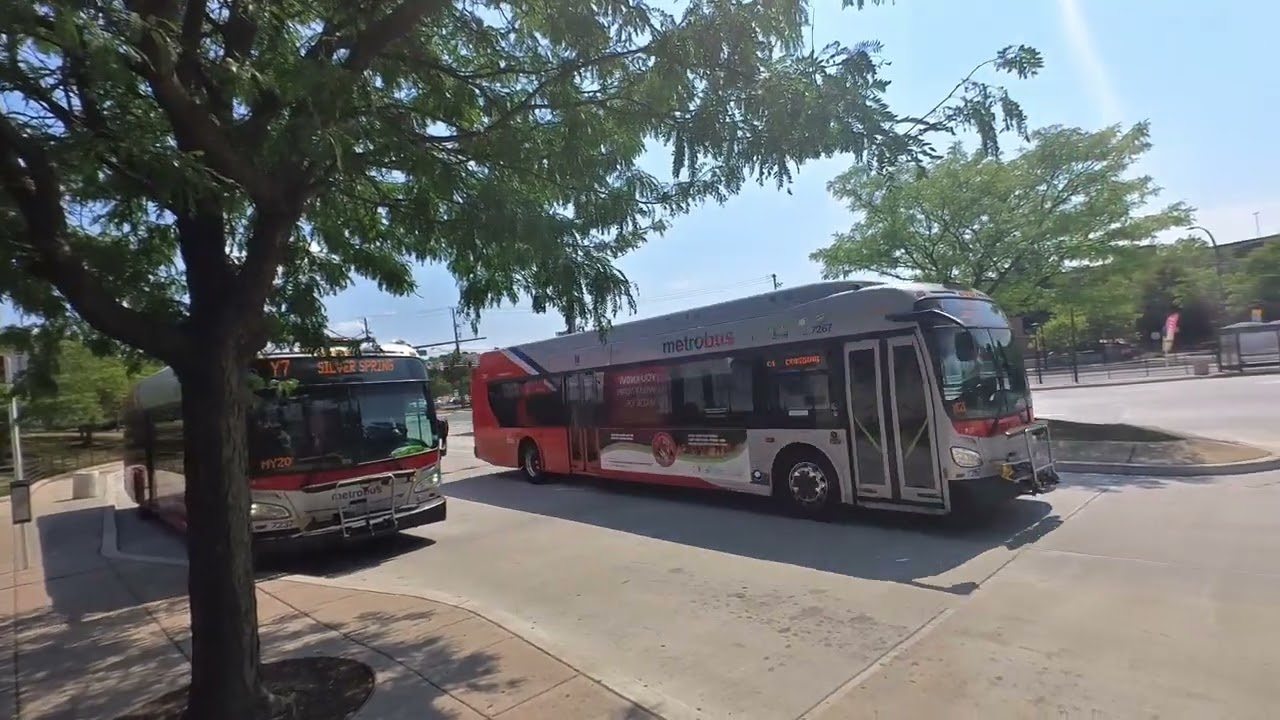 GET READY FOR BUS MADNESS!!! WMATA METROBUS & MCDOT RIDE ON UNLEASHED AT WHEATON METRO!!