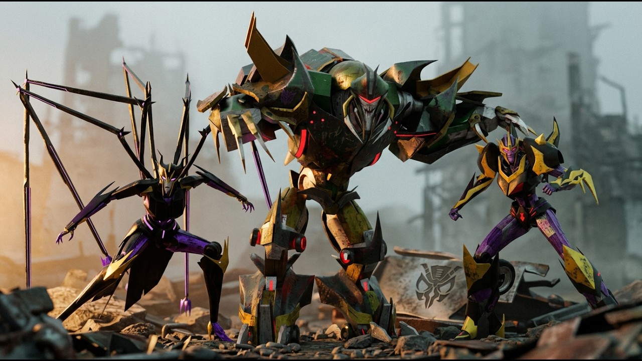 Transformers Prime Dinobots Unleashed Insecticon Teaser Trailer