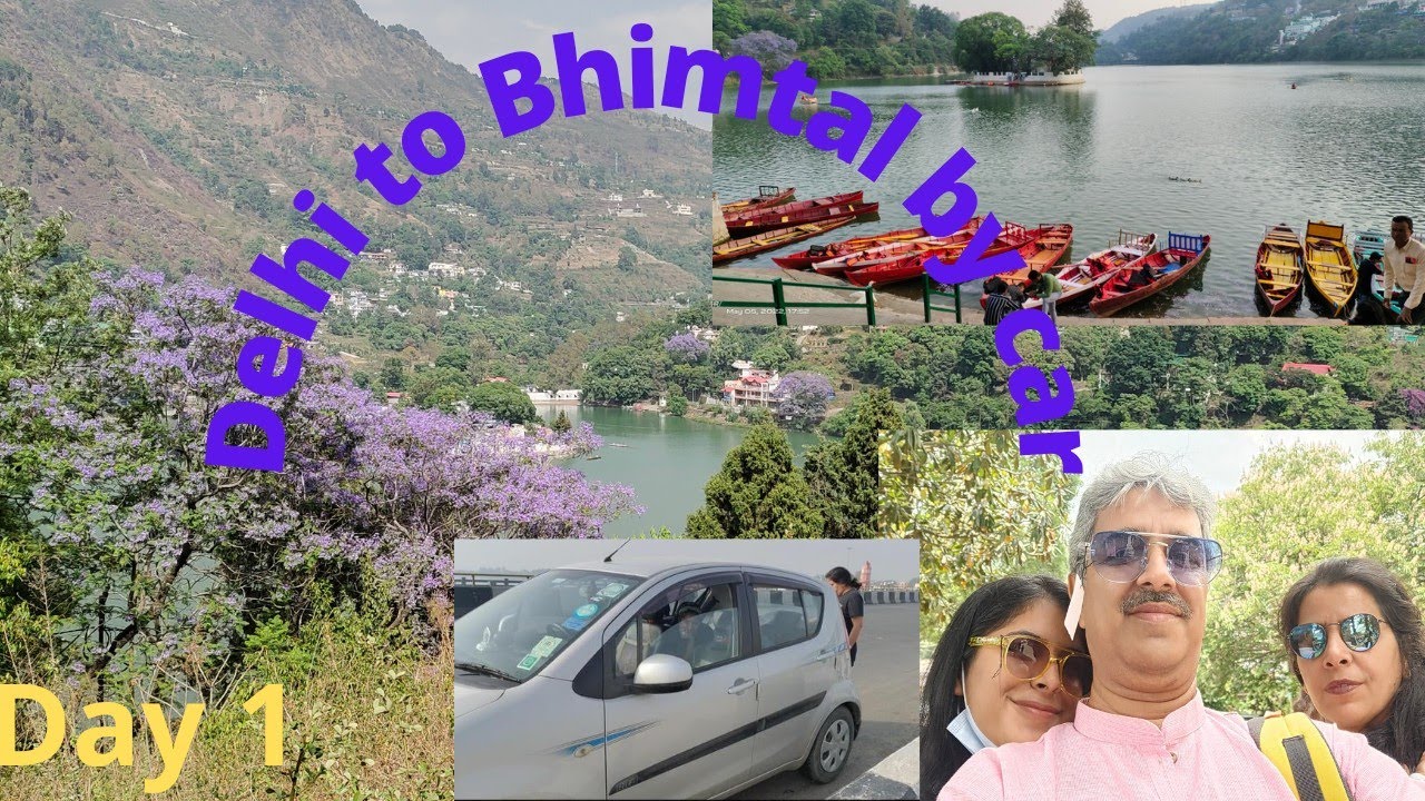 Delhi to Bhimtal by road। Car journey to Bhimtal।भीमेश्वर मंदिर। Uttrakhand। Family road trip।Day 1
