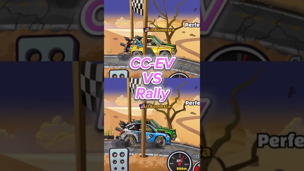 🤩🔥CC-EV vs Rally Comparison | HCR2 Shorts #shorts