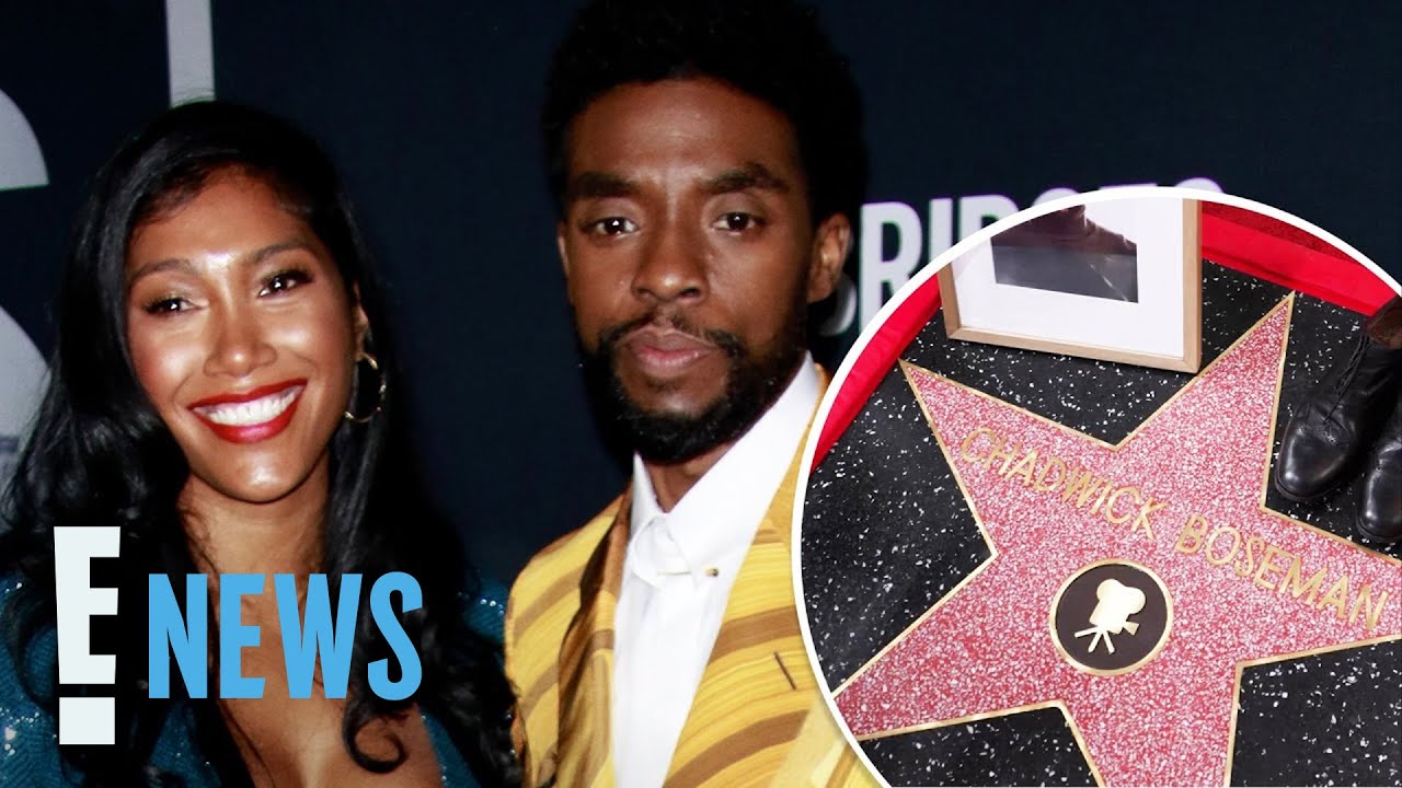 Chadwick Boseman's Wife Leaves Sweet Memento at Walk of Fame Ceremony | E! News