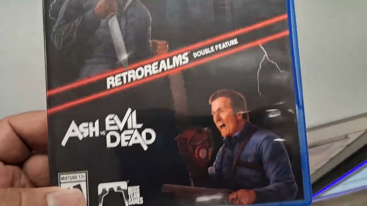 GAMESTOP UPDATE.PS5 RETROREALMS DOUBLE FEATURE.HALLOWEEN.ASH VS EVIL DEAD