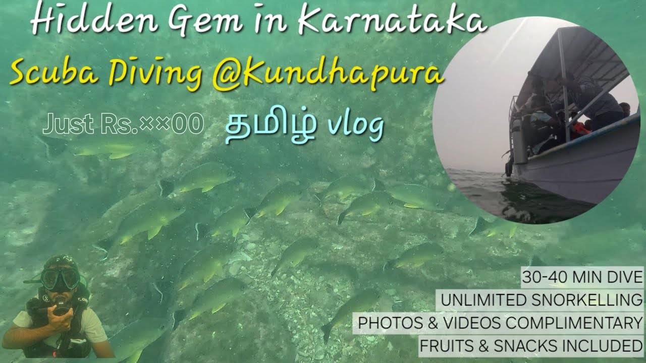 Scuba diving in Kundhapura|Netrani Island| Kodi Beach|Tamil Vlog | Meridian Adventure|MercuryJourney