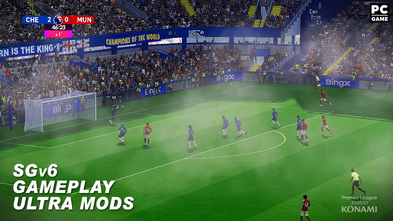 eFootball PES 2021 | Chelsea vs Manchester United | Premier League 2026/27 | Stamford Bridge Stadium