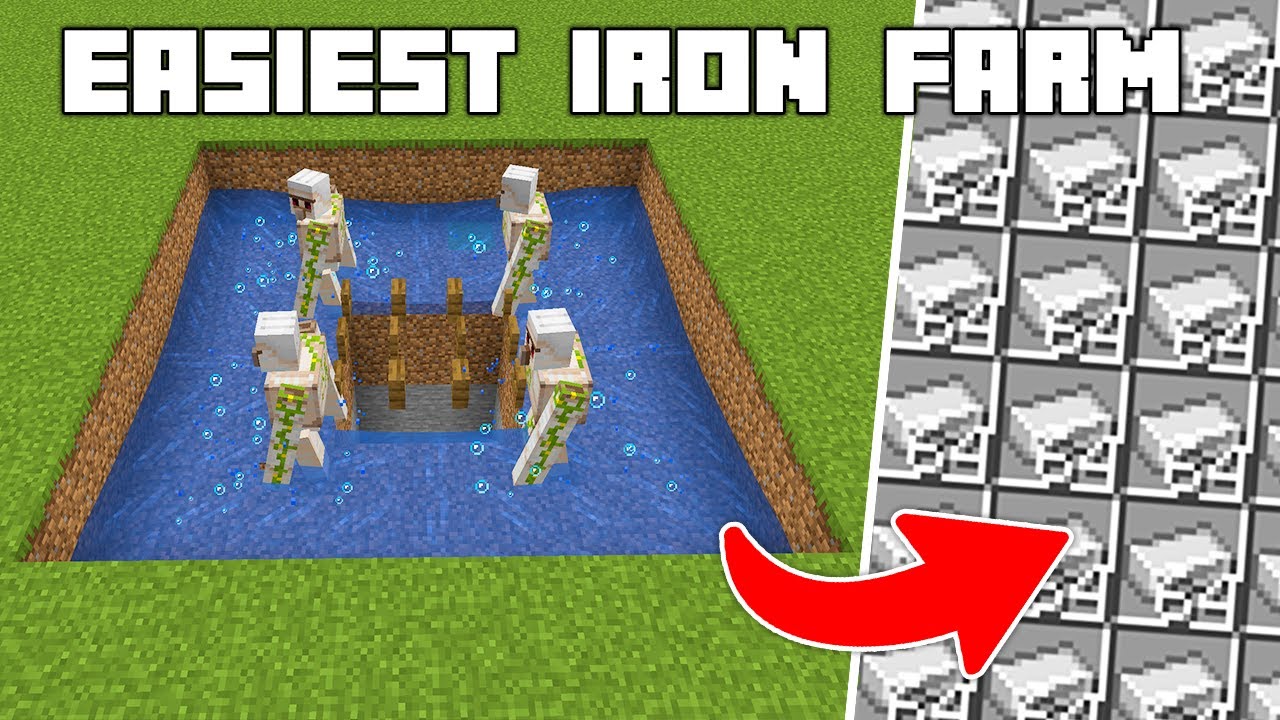 САМАЯ БЫСТРАЯ ферма железа в Minecraft 1.21+ | 1450+ железа в час!