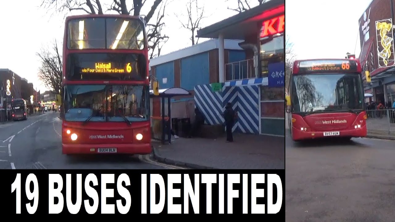 Sutton Coldfield Buses Lower Parade (December 2025)