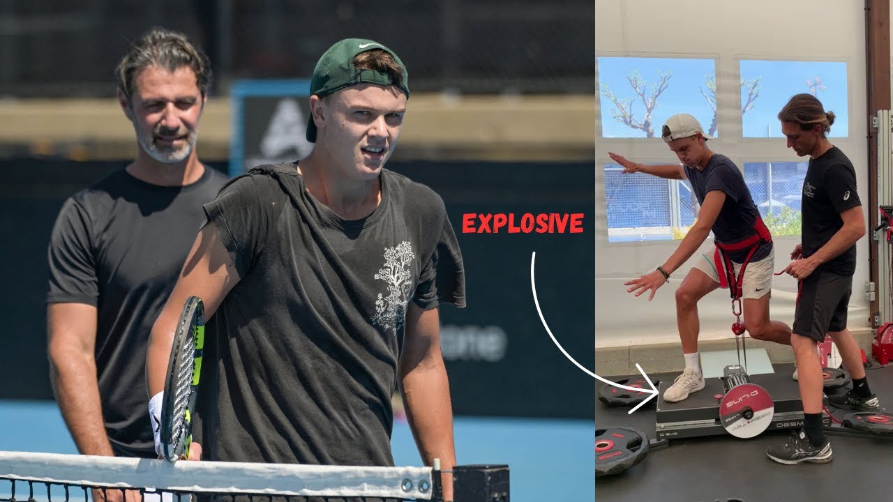 Top 6 Holger Rune Elite Tennis Training & Court Practice