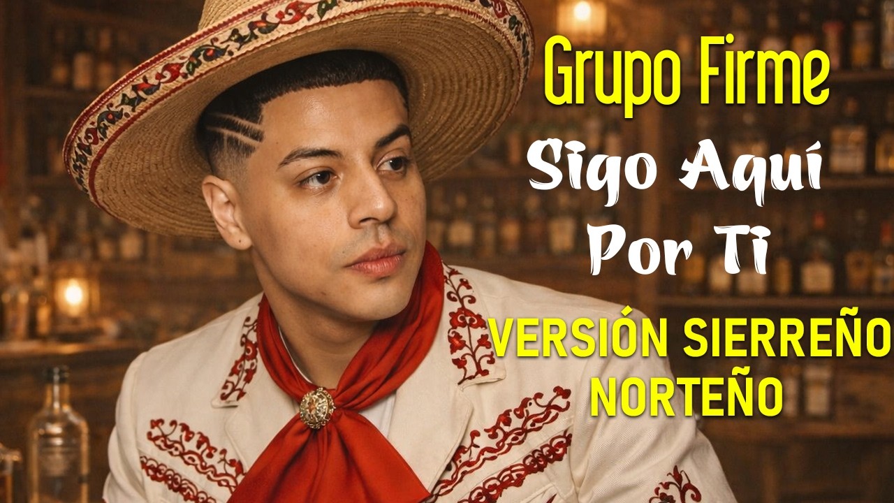Grupo Firme - Sigo Aquí por Ti, Lo Sabes Bien (Versión Sierreño Norteño en vivo)IA