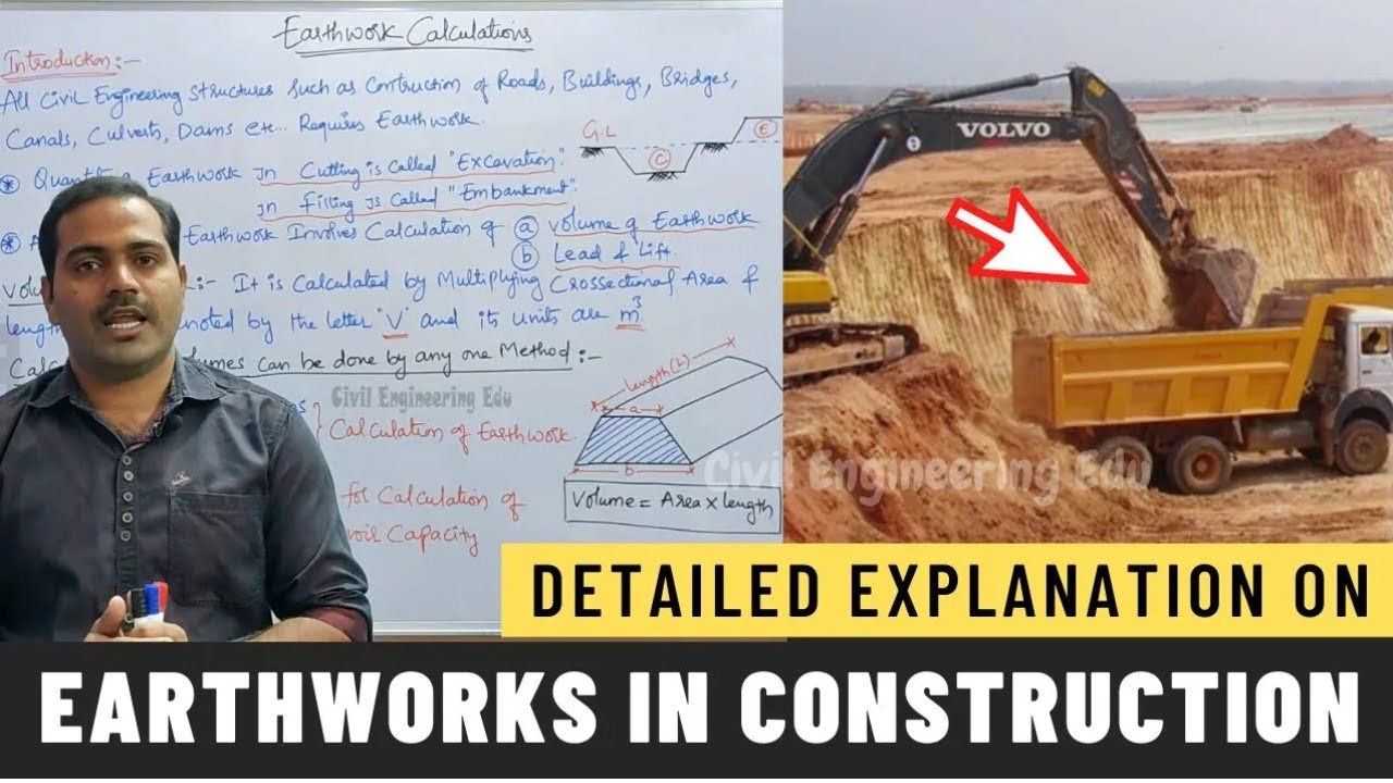 Рассчитать объём земляных работ | Земляные работы в строительстве #civilengineeringedu #canal