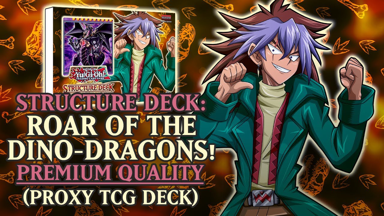 Structure Deck: Rex Raptor - Roar of the Dino-Dragons! (Premium Quality) | Proxy / Orica TCG Deck